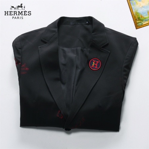 Replica Hermes Jackets Long Sleeved For Men #1235659 $68.00 USD for Wholesale