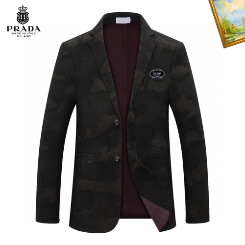 Prada Jackets Long Sleeved For Men #1235672 $68.00 USD, Wholesale Replica Prada Jackets