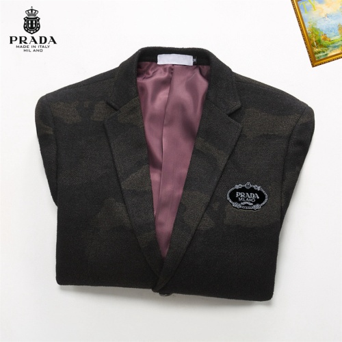 Replica Prada Jackets Long Sleeved For Men #1235672 $68.00 USD for Wholesale