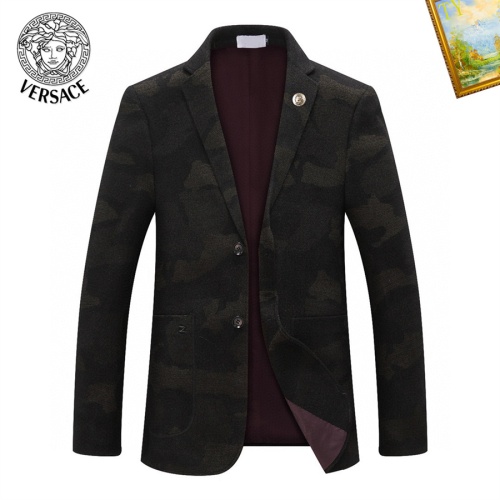 Versace Jackets Long Sleeved For Men #1235696 $68.00 USD, Wholesale Replica Versace Jackets