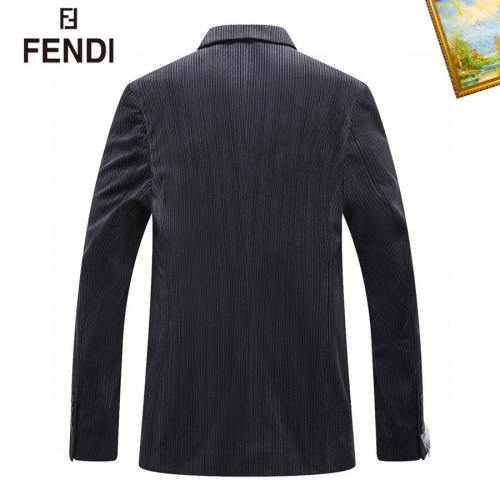 Replica Fendi Jackets Long Sleeved For Men #1235697 $68.00 USD for Wholesale