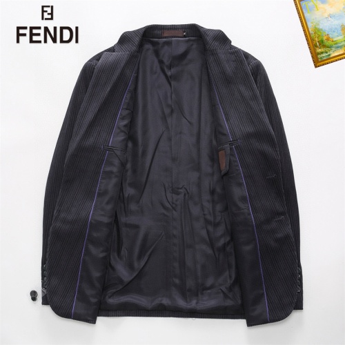 Replica Fendi Jackets Long Sleeved For Men #1235697 $68.00 USD for Wholesale