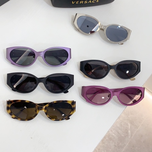 Replica Versace AAA Quality Sunglasses #1235776 $60.00 USD for Wholesale