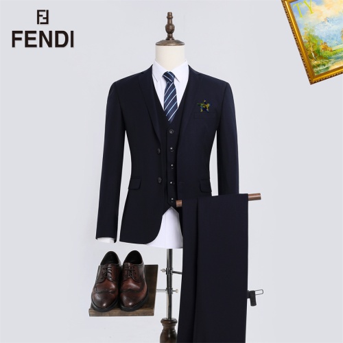 Fendi Tracksuits Long Sleeved For Men #1235790 $92.00 USD, Wholesale Replica Fendi Tracksuits