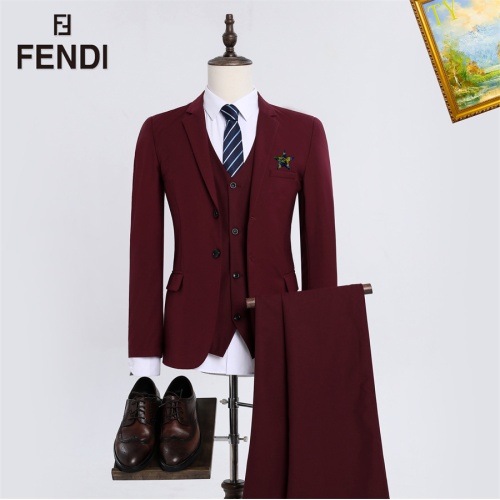 Fendi Tracksuits Long Sleeved For Men #1235798 $92.00 USD, Wholesale Replica Fendi Tracksuits