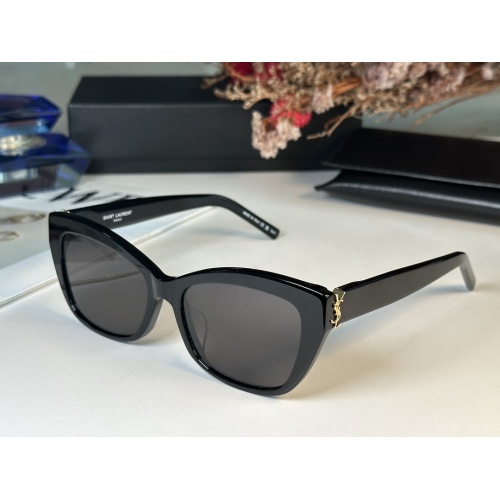 Yves Saint Laurent YSL AAA Quality Sunglasses #1235844 $52.00 USD, Wholesale Replica Yves Saint Laurent YSL AAA Quality Sunglasses