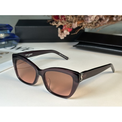 Yves Saint Laurent YSL AAA Quality Sunglasses #1235848 $52.00 USD, Wholesale Replica Yves Saint Laurent YSL AAA Quality Sunglasses