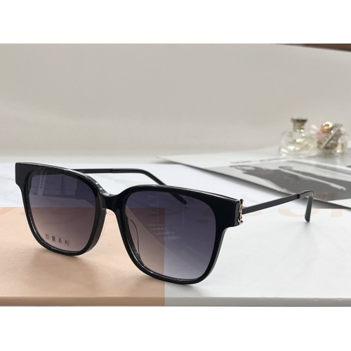 Yves Saint Laurent YSL AAA Quality Sunglasses #1235853 $60.00 USD, Wholesale Replica Yves Saint Laurent YSL AAA Quality Sunglasses