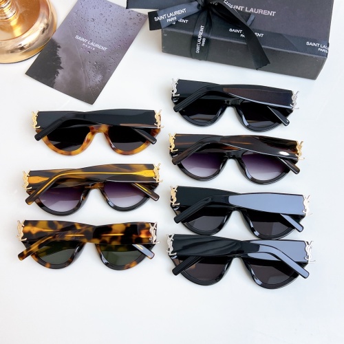 Replica Yves Saint Laurent YSL AAA Quality Sunglasses #1235857 $60.00 USD for Wholesale