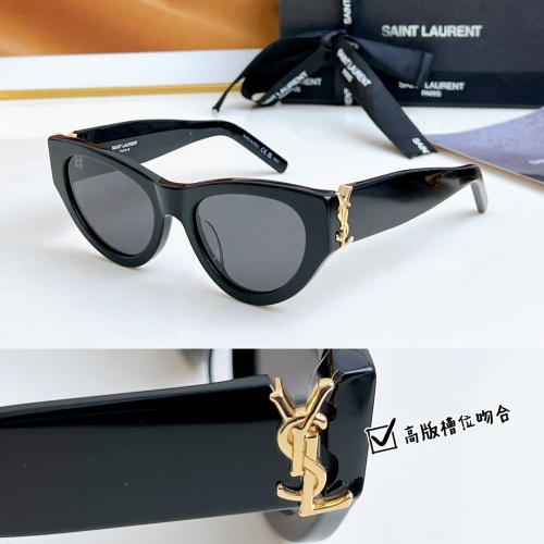 Yves Saint Laurent YSL AAA Quality Sunglasses #1235862 $60.00 USD, Wholesale Replica Yves Saint Laurent YSL AAA Quality Sunglasses