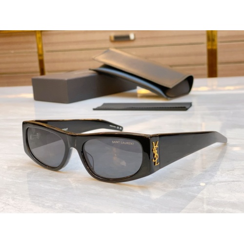 Yves Saint Laurent YSL AAA Quality Sunglasses #1235865 $60.00 USD, Wholesale Replica Yves Saint Laurent YSL AAA Quality Sunglasses