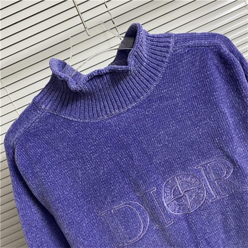 Replica Christian Dior Sweaters Long Sleeved For Unisex #1236113 $56.00 USD for Wholesale