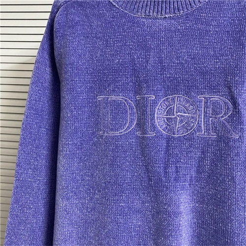 Replica Christian Dior Sweaters Long Sleeved For Unisex #1236113 $56.00 USD for Wholesale