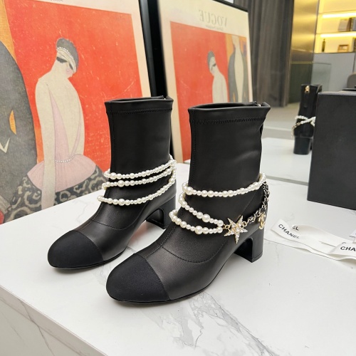 Chanel Boots For Women #1236179 $125.00 USD, Wholesale Replica Chanel Boots