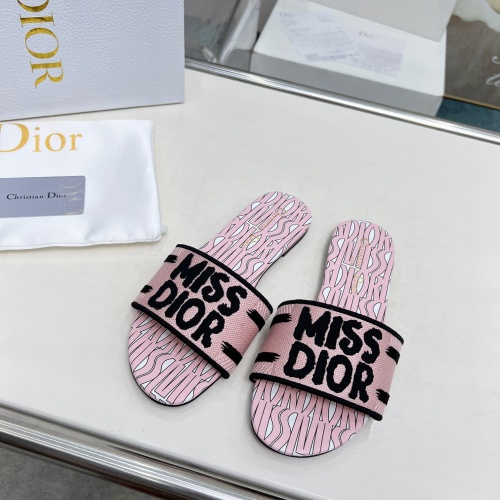 Christian Dior Slippers For Women #1236180 $76.00 USD, Wholesale Replica Christian Dior Slippers