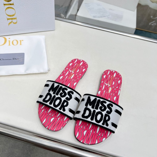 Christian Dior Slippers For Women #1236181 $76.00 USD, Wholesale Replica Christian Dior Slippers