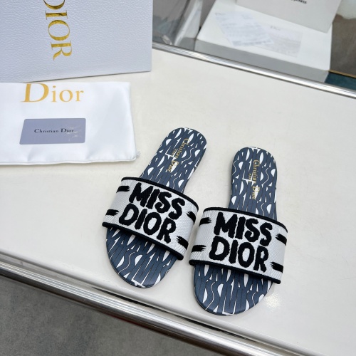 Christian Dior Slippers For Women #1236182 $76.00 USD, Wholesale Replica Christian Dior Slippers