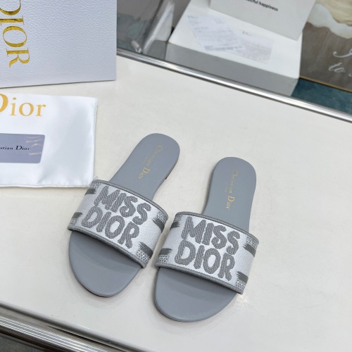 Christian Dior Slippers For Women #1236190 $76.00 USD, Wholesale Replica Christian Dior Slippers