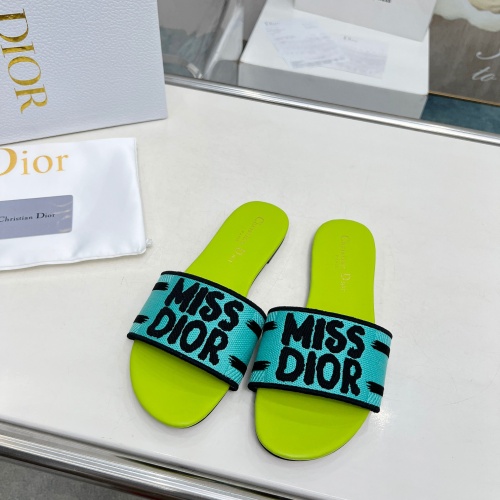 Christian Dior Slippers For Women #1236202 $76.00 USD, Wholesale Replica Christian Dior Slippers