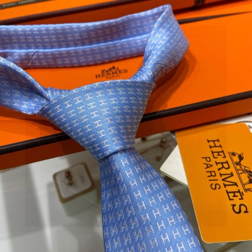 Replica Hermes Necktie #1236235 $38.00 USD for Wholesale