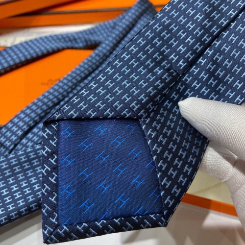 Replica Hermes Necktie #1236236 $38.00 USD for Wholesale