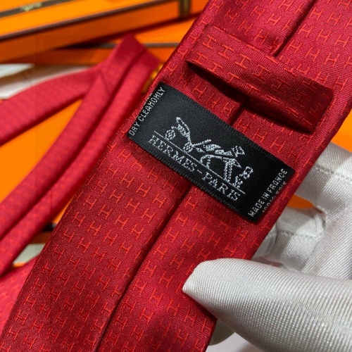 Replica Hermes Necktie #1236237 $38.00 USD for Wholesale