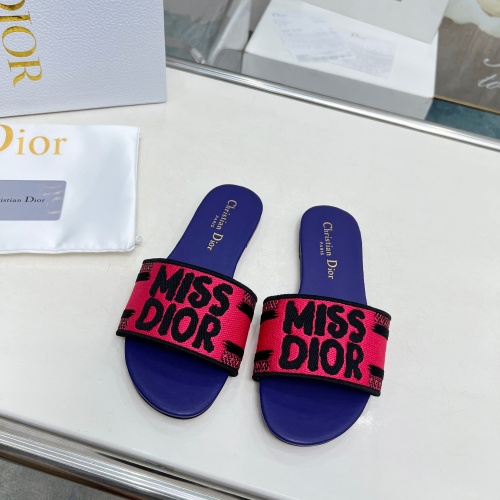 Christian Dior Slippers For Women #1236239 $76.00 USD, Wholesale Replica Christian Dior Slippers