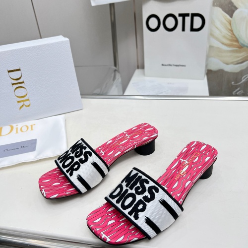 Christian Dior Slippers For Women #1236241 $82.00 USD, Wholesale Replica Christian Dior Slippers