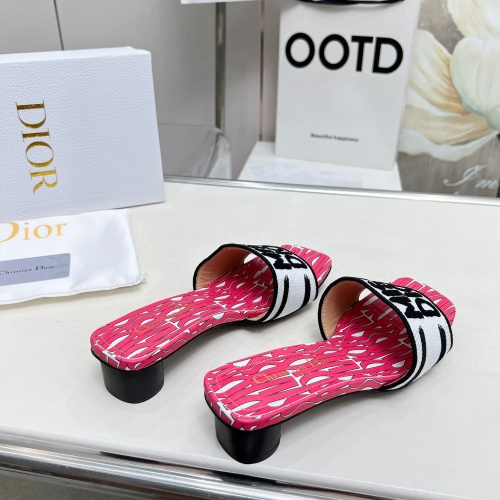 Replica Christian Dior Slippers For Women #1236241 $82.00 USD for Wholesale