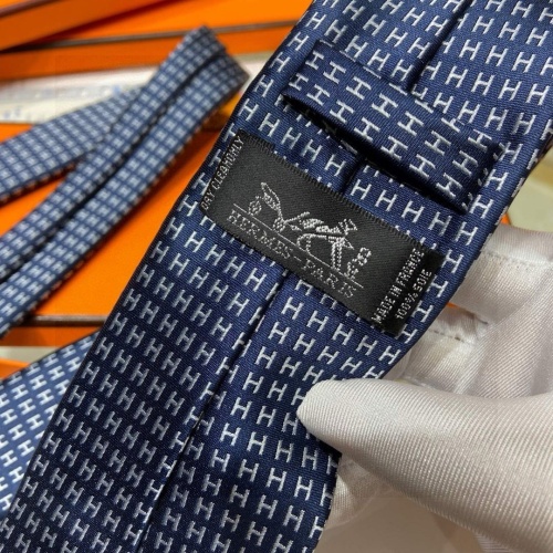 Replica Hermes Necktie #1236242 $38.00 USD for Wholesale