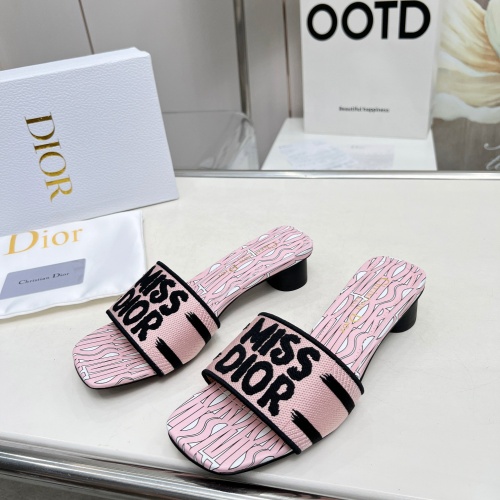 Christian Dior Slippers For Women #1236247 $82.00 USD, Wholesale Replica Christian Dior Slippers