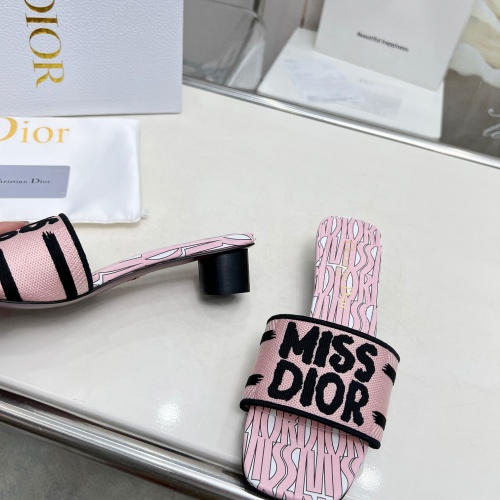 Replica Christian Dior Slippers For Women #1236247 $82.00 USD for Wholesale