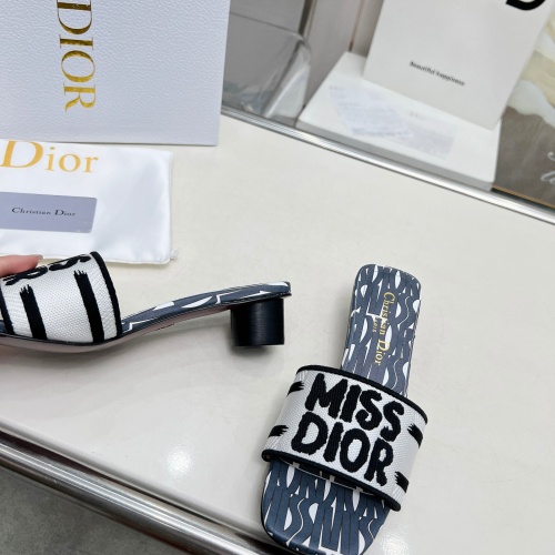 Replica Christian Dior Slippers For Women #1236248 $82.00 USD for Wholesale