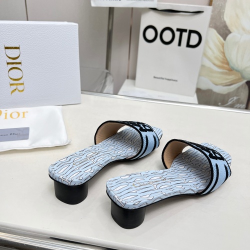 Replica Christian Dior Slippers For Women #1236250 $82.00 USD for Wholesale