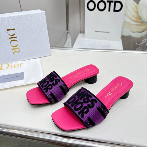 Christian Dior Slippers For Women #1236253 $82.00 USD, Wholesale Replica Christian Dior Slippers