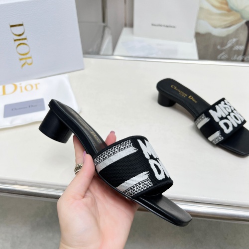 Replica Christian Dior Slippers For Women #1236257 $82.00 USD for Wholesale