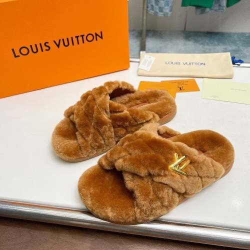 Louis Vuitton Slippers For Women #1236265 $96.00 USD, Wholesale Replica Louis Vuitton Slippers