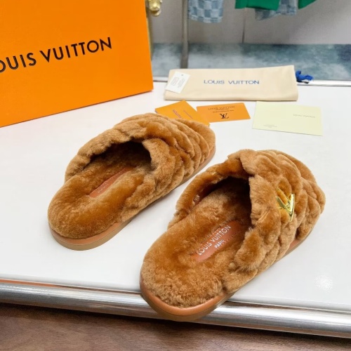 Replica Louis Vuitton Slippers For Women #1236265 $96.00 USD for Wholesale