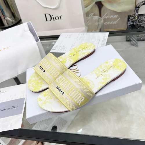 Christian Dior Slippers For Women #1236280 $76.00 USD, Wholesale Replica Christian Dior Slippers