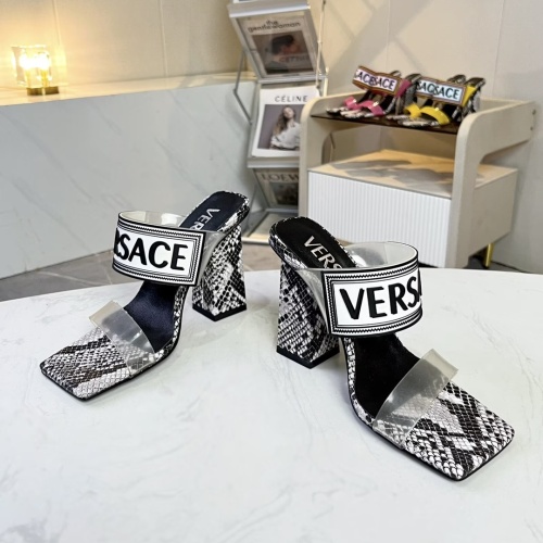 Replica Versace Sandal For Women #1236313 $80.00 USD for Wholesale