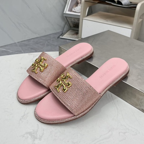 Tory Burch TB Slippers For Women #1236345 $80.00 USD, Wholesale Replica Tory Burch TB Slippers