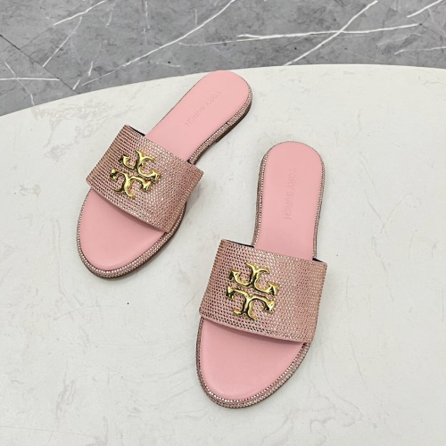 Replica Tory Burch TB Slippers For Women #1236345 $80.00 USD for Wholesale