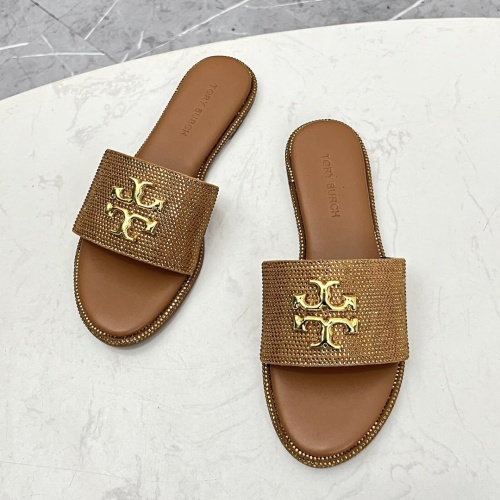 Replica Tory Burch TB Slippers For Women #1236346 $80.00 USD for Wholesale