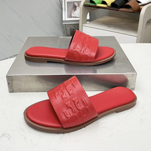 Replica Tory Burch TB Slippers For Women #1236355 $80.00 USD for Wholesale