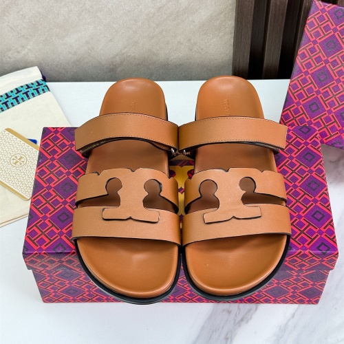 Tory Burch TB Slippers For Women #1236360 $80.00 USD, Wholesale Replica Tory Burch TB Slippers