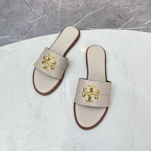 Replica Tory Burch TB Slippers For Women #1236369 $80.00 USD for Wholesale