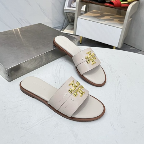 Replica Tory Burch TB Slippers For Women #1236369 $80.00 USD for Wholesale