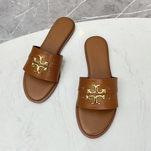 Replica Tory Burch TB Slippers For Women #1236378 $80.00 USD for Wholesale