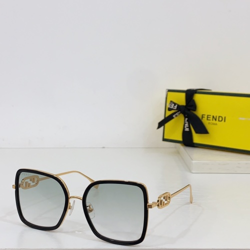 Fendi AAA Quality Sunglasses #1236398 $48.00 USD, Wholesale Replica Fendi AAA Quality Sunglasses