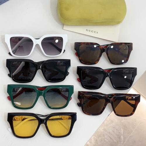 Replica Gucci AAA Quality Sunglasses #1236405 $60.00 USD for Wholesale